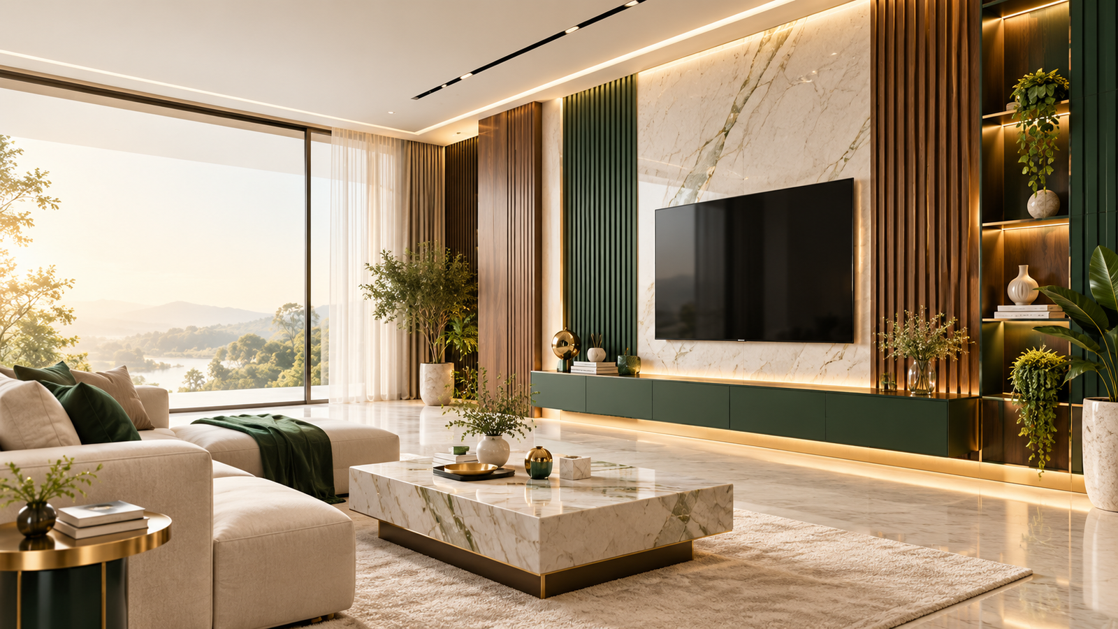 Premium DEVAS PVC living room interior